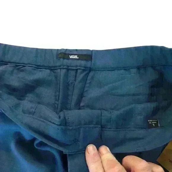 Men's Vans Blue Cargo Pants Size L skater, grunge, retro, NWT - Picture 3 of 4